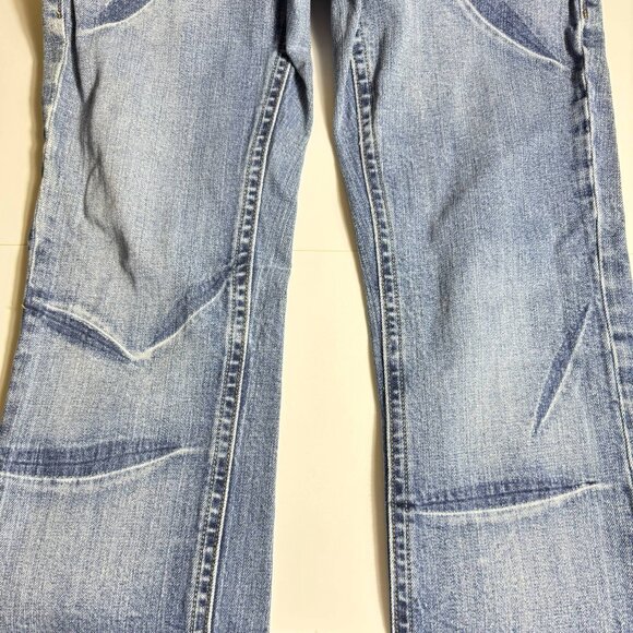 Vigoss Jeans Women’s Size 27 Bootcut Distressed Stretch Denim – Light Wash - Picture 10 of 16